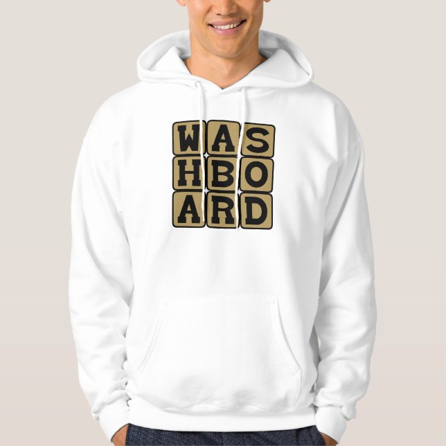 Washboard, Washing Tool or Abs Hoodie (Front)