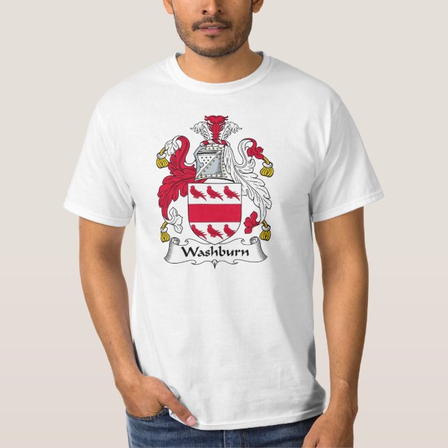 Washburn Family Crest T-Shirt (Front)