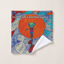 Washcloth with Ball of Confusion