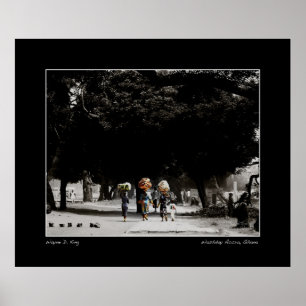 Washday in Accra Ghana Poster