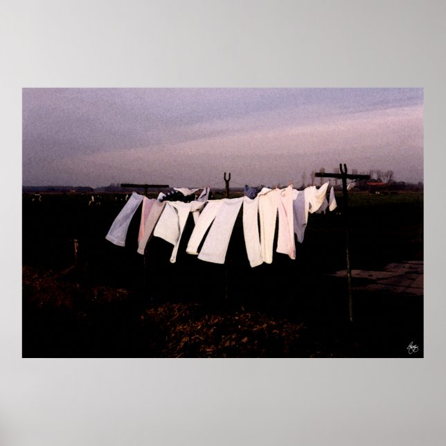 Washday in Amsterdam - Open Edition Print (Front)