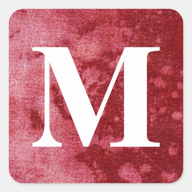 Washed Denim Design #10 @ Emporio Moffa Square Sticker (Front)