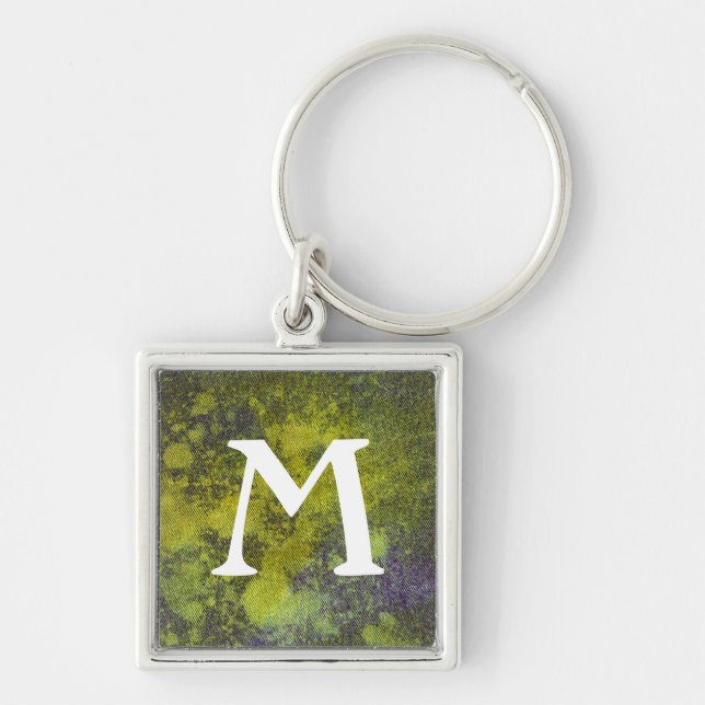 Washed Denim Design #11 at Emporio Moffa Key Ring (Front)