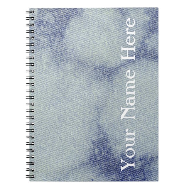 Washed Denim Design #1 @ Emporio Moffa Notebook (Front)