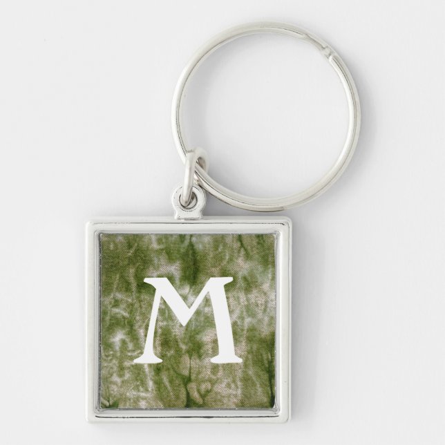 Washed Denim Design #3 at Emporio Moffa Key Ring (Front)