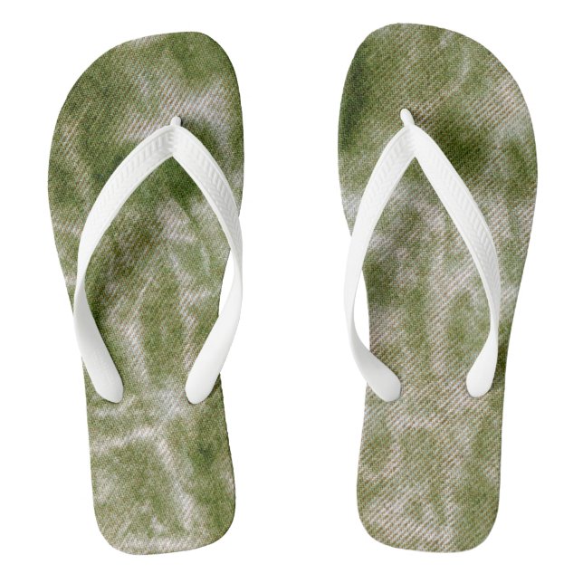 Washed Denim Design #3 @ Emporio Moffa Thongs (Footbed)