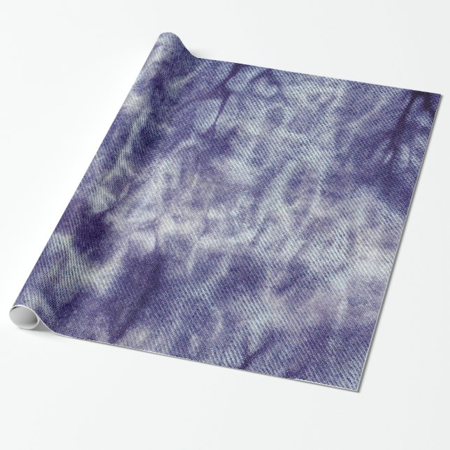 Washed Denim Design #6 at Emporio Moffa Wrapping Paper (Unrolled)