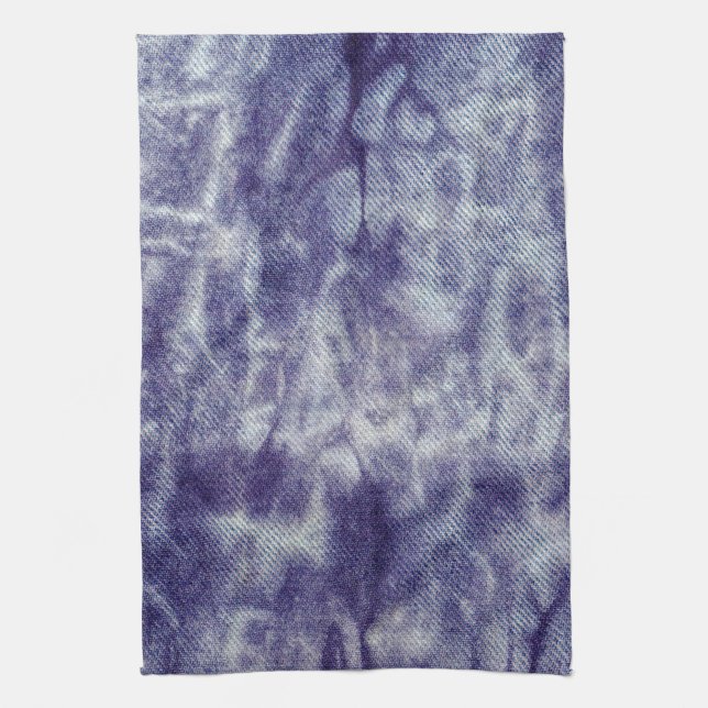 Washed Denim Design #6 @ Emporio Moffa Tea Towel (Vertical)
