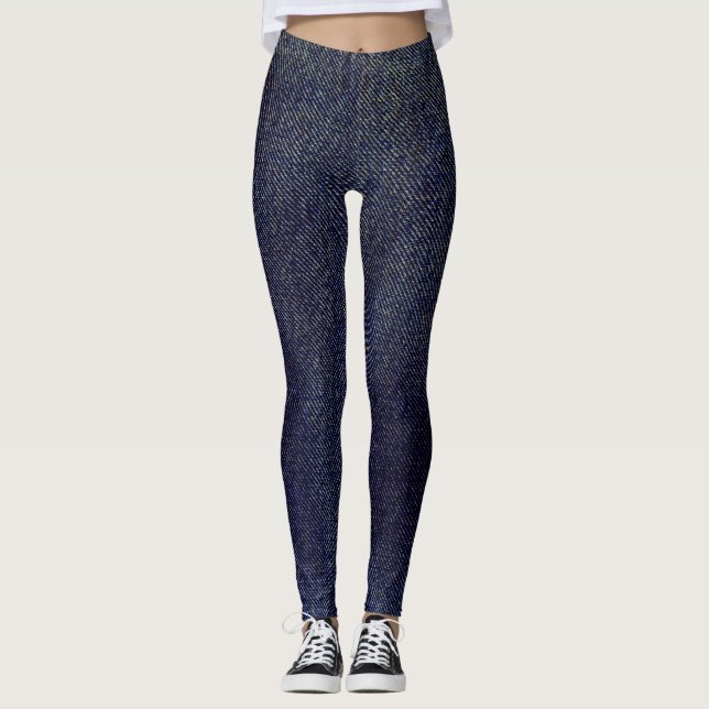 Washed Denim Design #7 @ Emporio Moffa Leggings (Front)