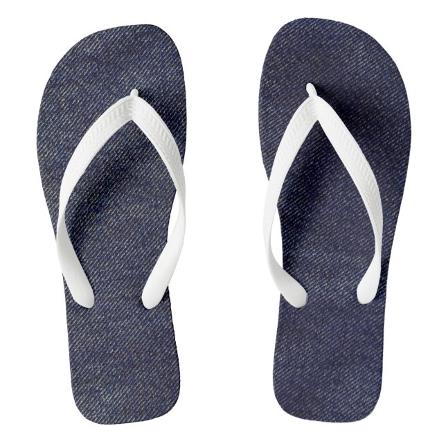 Washed Denim Design #7 @ Emporio Moffa Thongs (Footbed)
