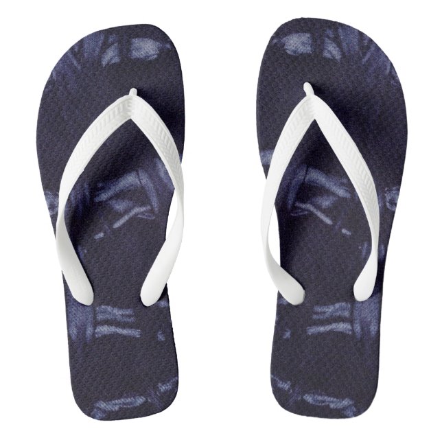 Washed Denim Design #8 @ Emporio Moffa Thongs (Footbed)