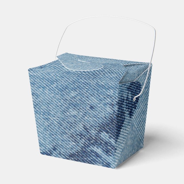 Washed Denim Design #9 @ Emporio Moffa Favour Box (Front Side)