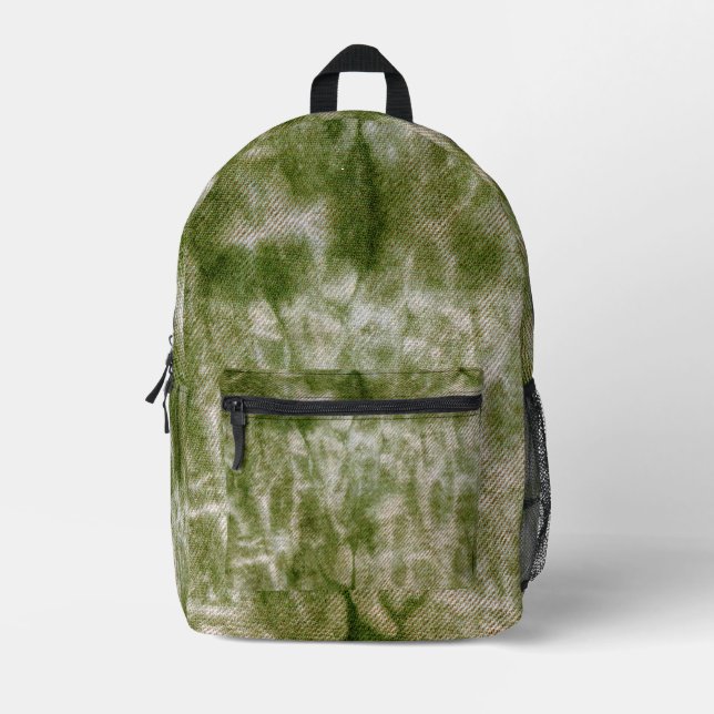 Washed Denim Design No. 3 @ Emporio Moffa Printed Backpack (Front)