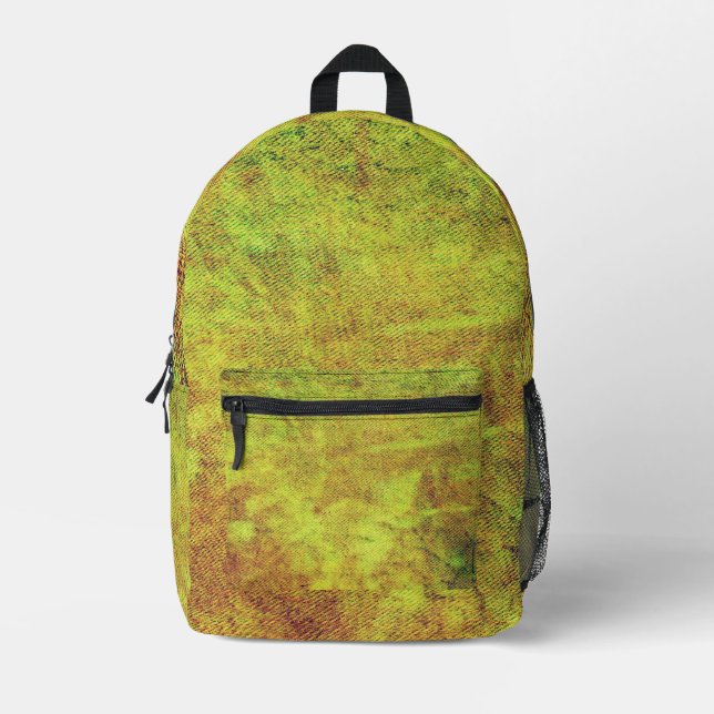 Washed Denim Design No. 5 @ Emporio Moffa Printed Backpack (Front)