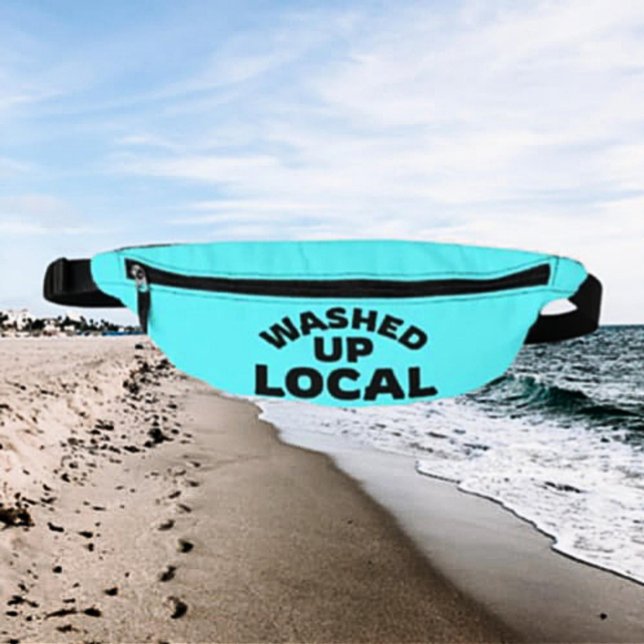 Washed Up Local | Bold & Funny Typography Bum Bags (Creator Uploaded)