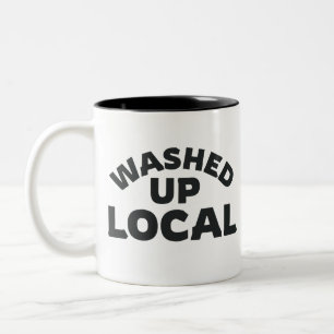 Washed Up Local   Bold Typography Classic Mug