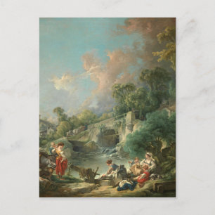 Washerwomen - François Boucher Postcard
