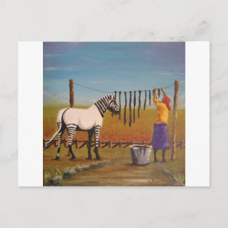 Washing Day Postcard