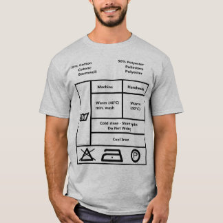 Washing label T-Shirt