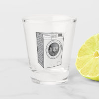 Washing machine cartoon illustration