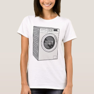 Washing machine cartoon illustration  T-Shirt