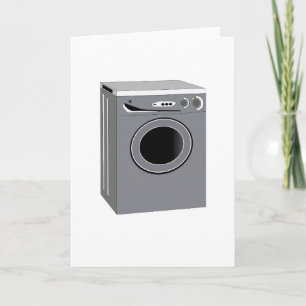 Washing machine Funny Halloween costume couples Card