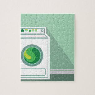 Washing Machine Laundry Room Jigsaw Puzzle