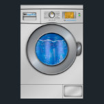Washing Machine Poster<br><div class="desc">Show your affection to cleanliness with this clean and simple washing machine design!</div>