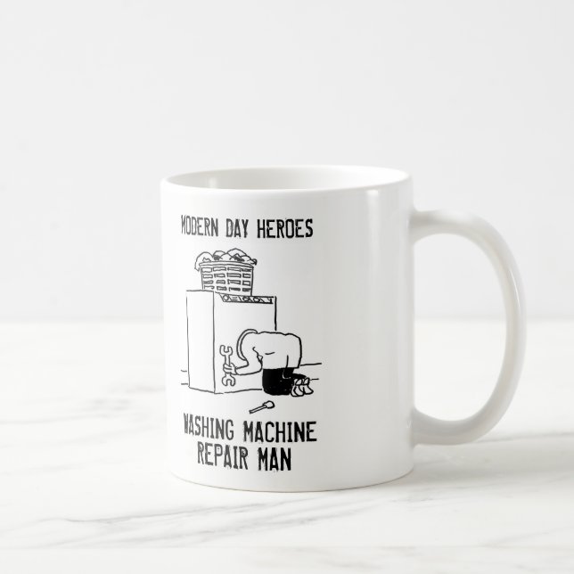 Washing Machine Repair Man Coffee Mug (Right)
