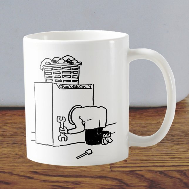 Washing Machine Repair Man Coffee Mug (Creator Uploaded)