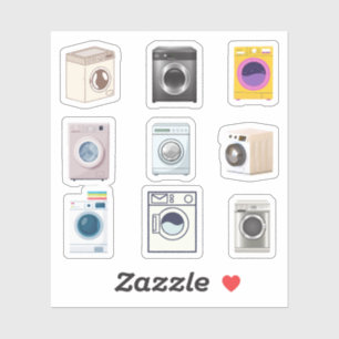 Washing Machine Stickers