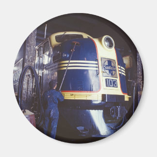 Washing the Locomotive Magnet