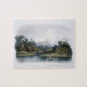 Washinga Sahba's Grave on Blackbird's Hills, plate Jigsaw Puzzle