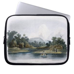 Washinga Sahba's Grave on Blackbird's Hills, plate Laptop Sleeve
