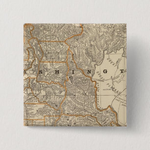 Washington 2 15 cm square badge
