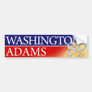 Washington - Adams 1996 Style Bumper Sticker