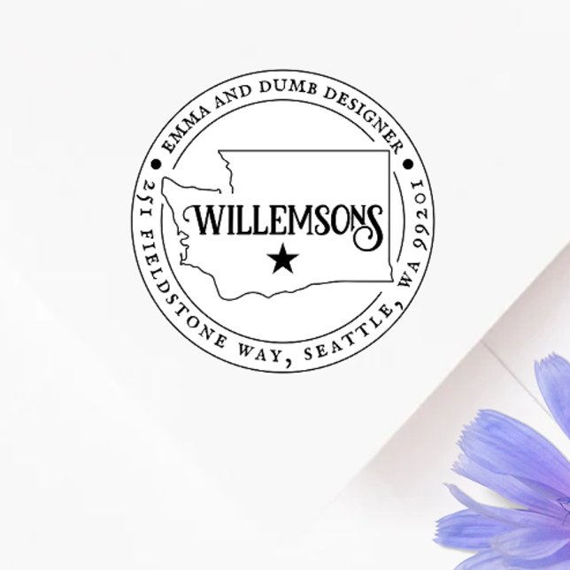 Washington Address Stamp (Creator Uploaded)