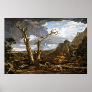 Washington Allston Elijah in the Desert Poster