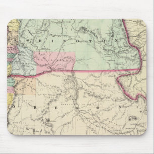 Washington And Oregon Mouse Pad