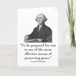 Washington and quote card