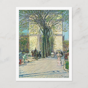 Washington Arch New York by Childe Hassam Postcard