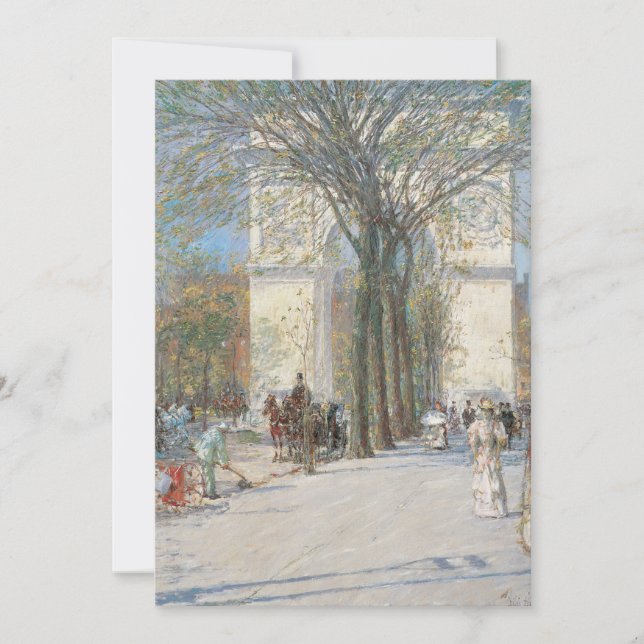 Washington Arch, Spring by Frederick Childe Hassam (Front)