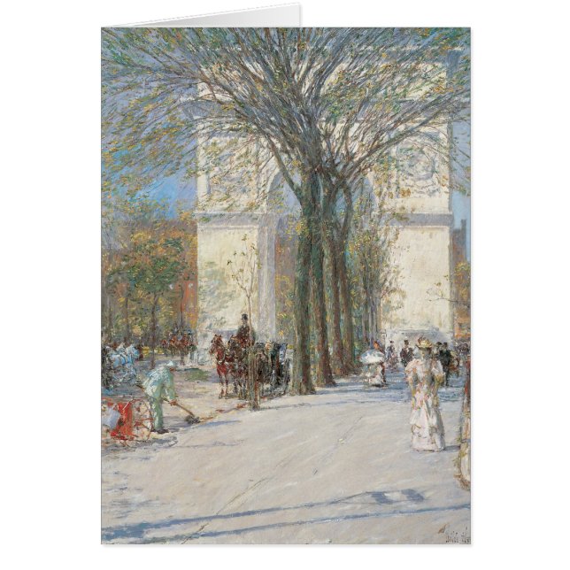 Washington Arch, Spring by Frederick Childe Hassam (Front)