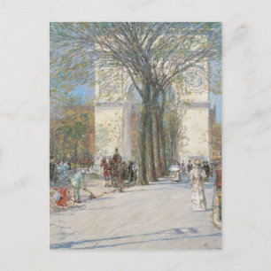 Washington Arch, Spring by Frederick Childe Hassam Postcard
