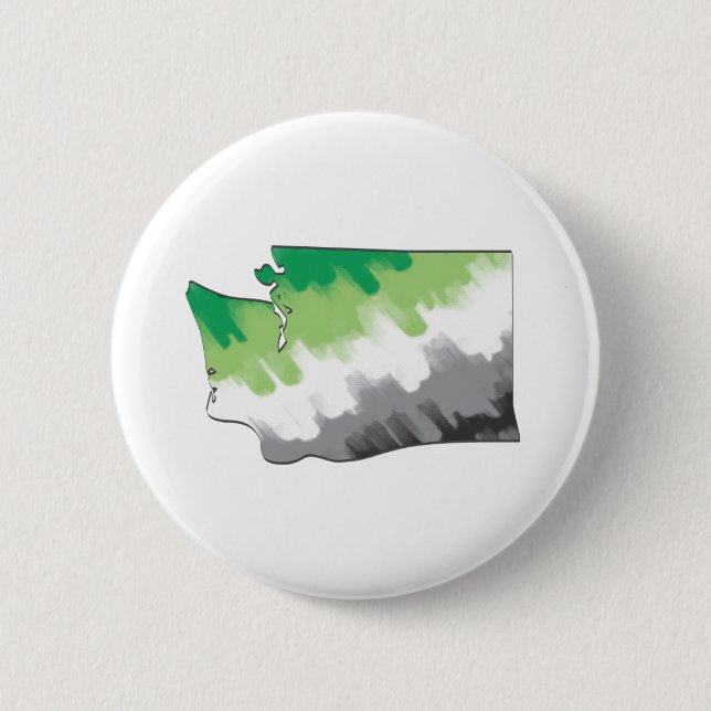 Washington Aro Pride Button (Front)