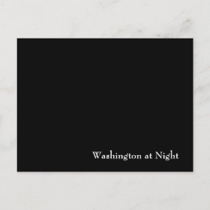 Washington at Night Postcard
