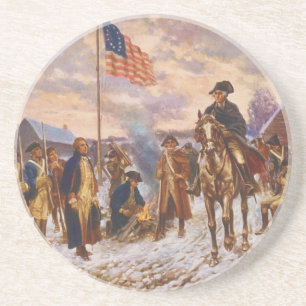 Washington at Valley Forge by Edward P. Moran Coaster