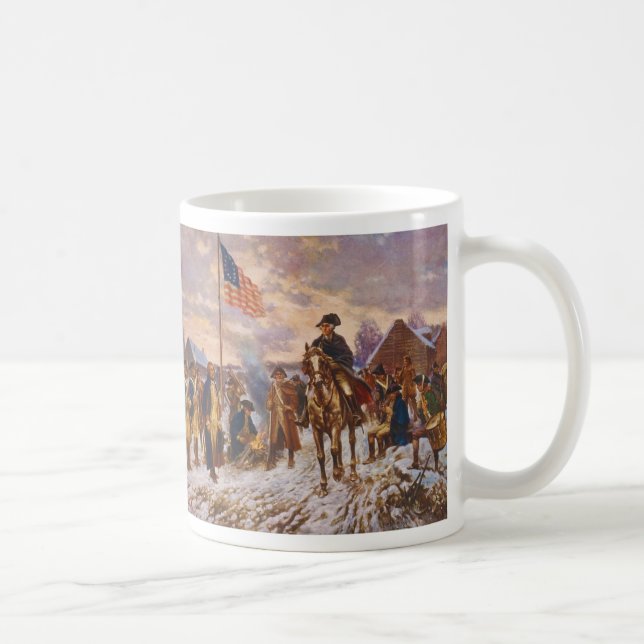 Washington at Valley Forge by Edward P. Moran Coffee Mug (Right)
