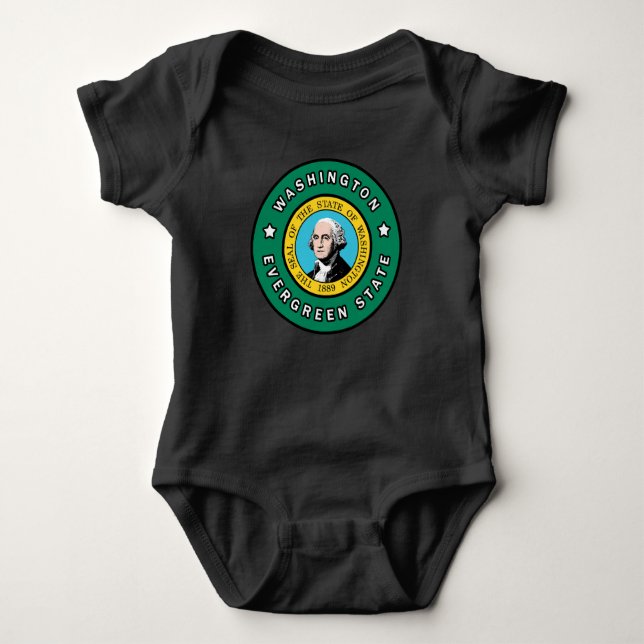 Washington Baby Bodysuit (Front)