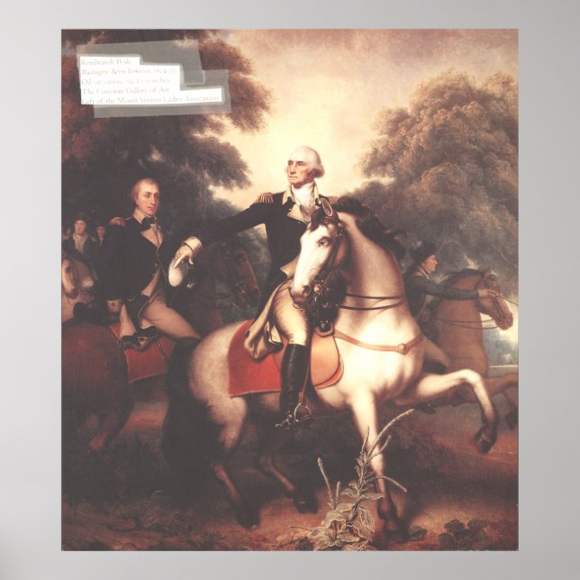 Washington before Yorktown by Rembrandt Peale Poster (Front)